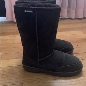 Brown bear paw boots